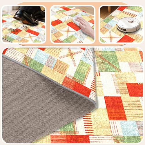 Tapis de salon lavable et antiderapant pour une entree propre et chaleureuse