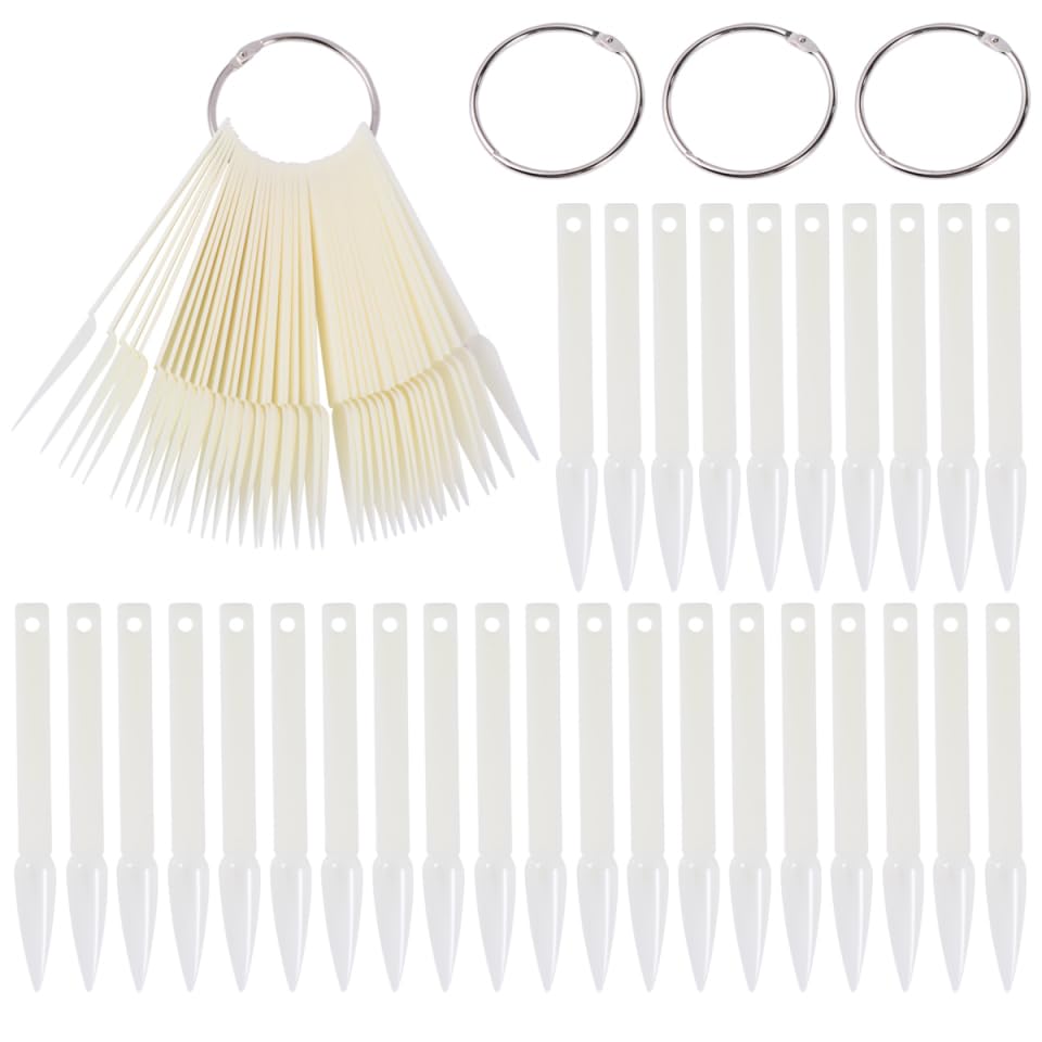 Nail Tips Display Board 160 Pcs Fan Shape Coffin