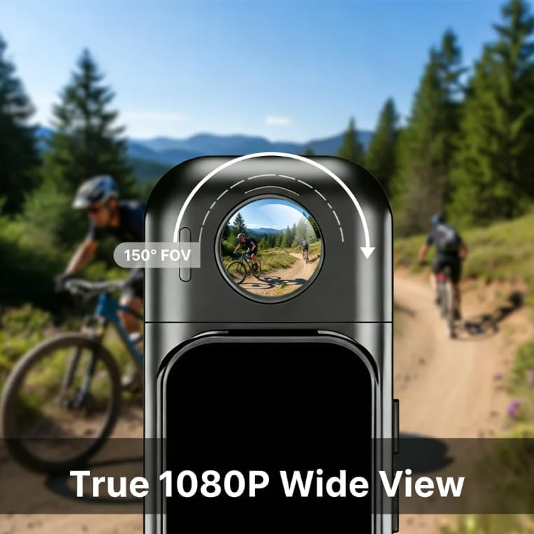JETO LT-1080-64G Cámara 1080p Compacta Waterproof miniatura 6