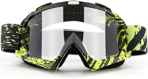 SPOSUNE Gafas de motocross ATV todoterreno MX UV400 con espuma suave gruesa antiarañazos y polvo