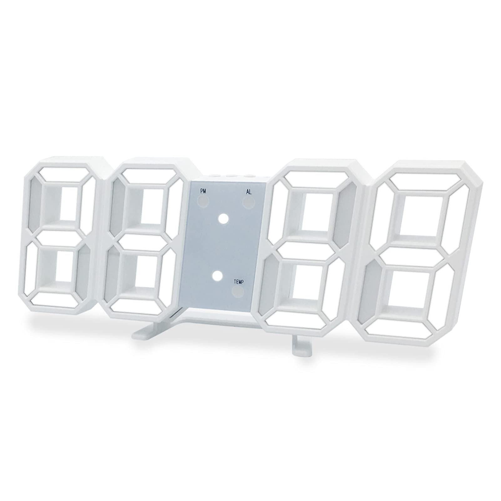 Horloge numérique LED 3D pour chambre pour des nuits paisibles et un réveil en douceur