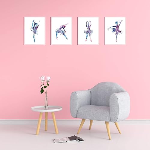 Miniatura 2 de Impresiones de ballet en acuarela, bailarinas, arte de pared para mujer, decoración de baile, habitación de niñas, decoración de dormitorio, póster