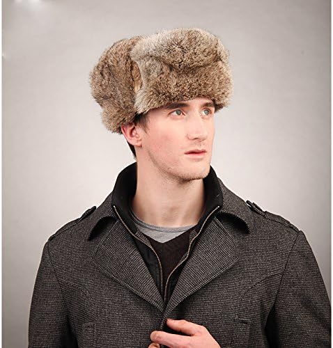 Vista 2 de URSFUR Sombrero de hombre de piel completa rusa Ushanka Trooper multicolor