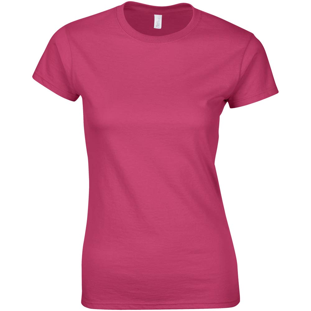 Gildan Ladies Soft Style Short Sleeve T-Shirt (S) (Heliconia)