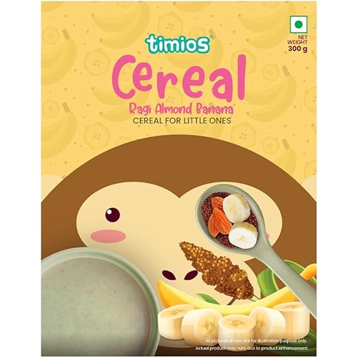 Timios Ragi Almond Cereal - 300g 300 g
