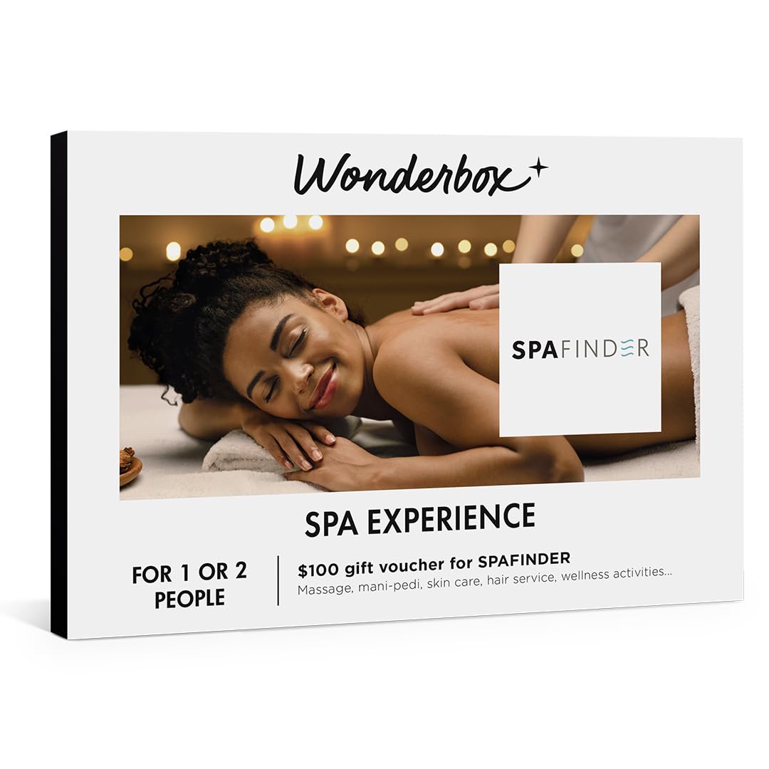 Wonderbox Idea de regalo original, regalo de experiencia, experiencia de spa, cupón de buscador de spa, para 2 personas, experiencia relajante de spa