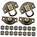 DOITOOL 30pcs Antique Buckle Vintage Box Carassosories Retro Decor Jewelry Box Lock Hasp Retro Lock Chest with Lock Hasp Latch Antique Box Latch Toggle Hasp Latch Duckbill Iron Clasp Hasp