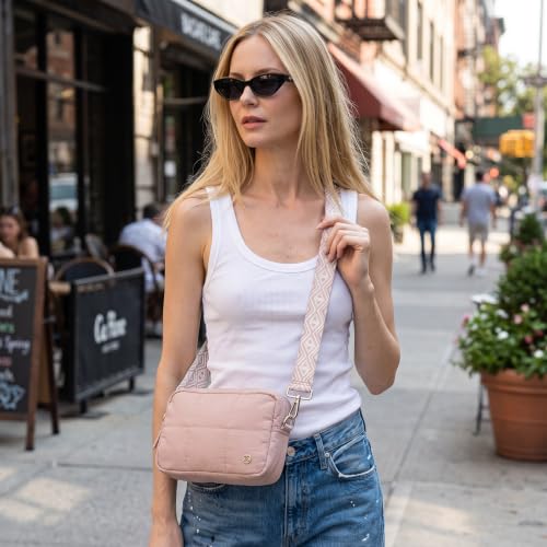 Image of Telena Crossbody Bags for Women Cross Body Purse with Guitar Strap | Lightweight Puffer Shoulder Bag for Travel
