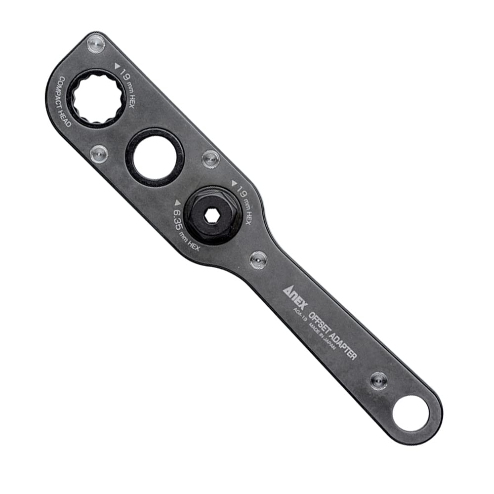 Amazon | アネックス(ANEX) オフセットアダプター 対辺19mm AOA-19 