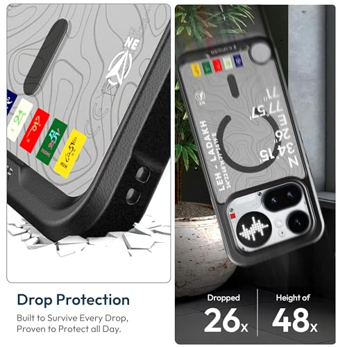 Image of KAPAVER Impulse MAG-X Back Cover Case for Nothing Phone 4a Pro (Leh-Ladakh)