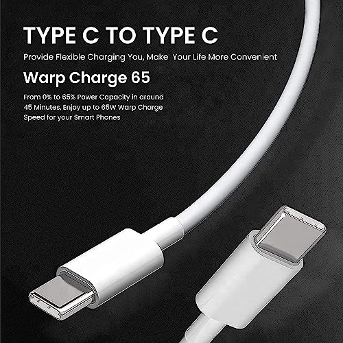 Image of ZapCharge 65W One Plus Dash Warp Charge Cable | Fast Charging Cable | 1 Meter Length | Compatible with One Plus 8T / 9 / 9R / 9 pro / 9RT / 10R / Nord, Pixel, Galaxy Series
