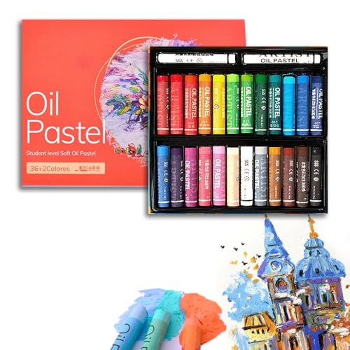 Lista de Tableros para pintura al pastel favoritos de las personas. 42 Mythya Pasteles 26/38/52 Colores Surtidos, Pasteles Al óleo Suaves Artísticos para Pintura Decorativa, Hacer Imágenes (26)