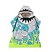 Fansu Asciugamano da Bagno con Cappuccio per Bambini, Accappatoio Microfibra Asciugamani Assorbenti Morbido Senza Maniche Poncho Spiaggia Coperta Bambine Ragazzo (60 * 120cm,Squalo Verde)