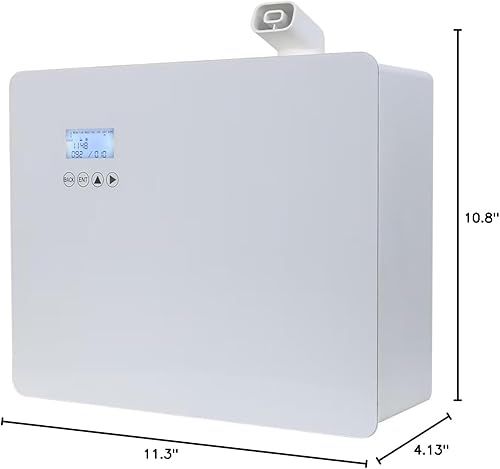 Miniatura 7 de Difusor de aroma comercial, máquina de aroma HVAC para grandes espacios de hasta 8,000 pies cuadrados, difusor de aceite esencial sin agua de 33.8
