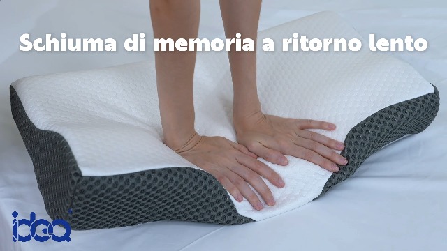 Cuscino Memory Foam Cervicale - Ergonomico Per Collo E Spalle - Foto 12