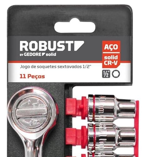 Jogo de Soquete Sextavado 1/2