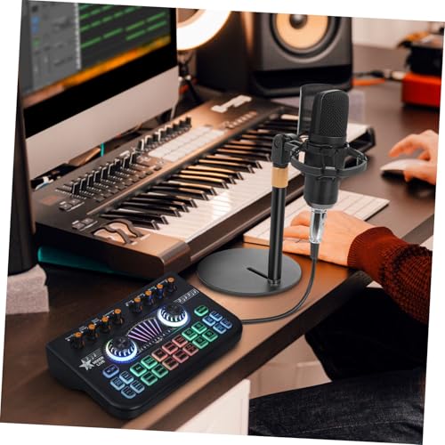 Mezclador de audio LABRIMP para gaming con baja latencia y tarjeta de sonido integrada 4