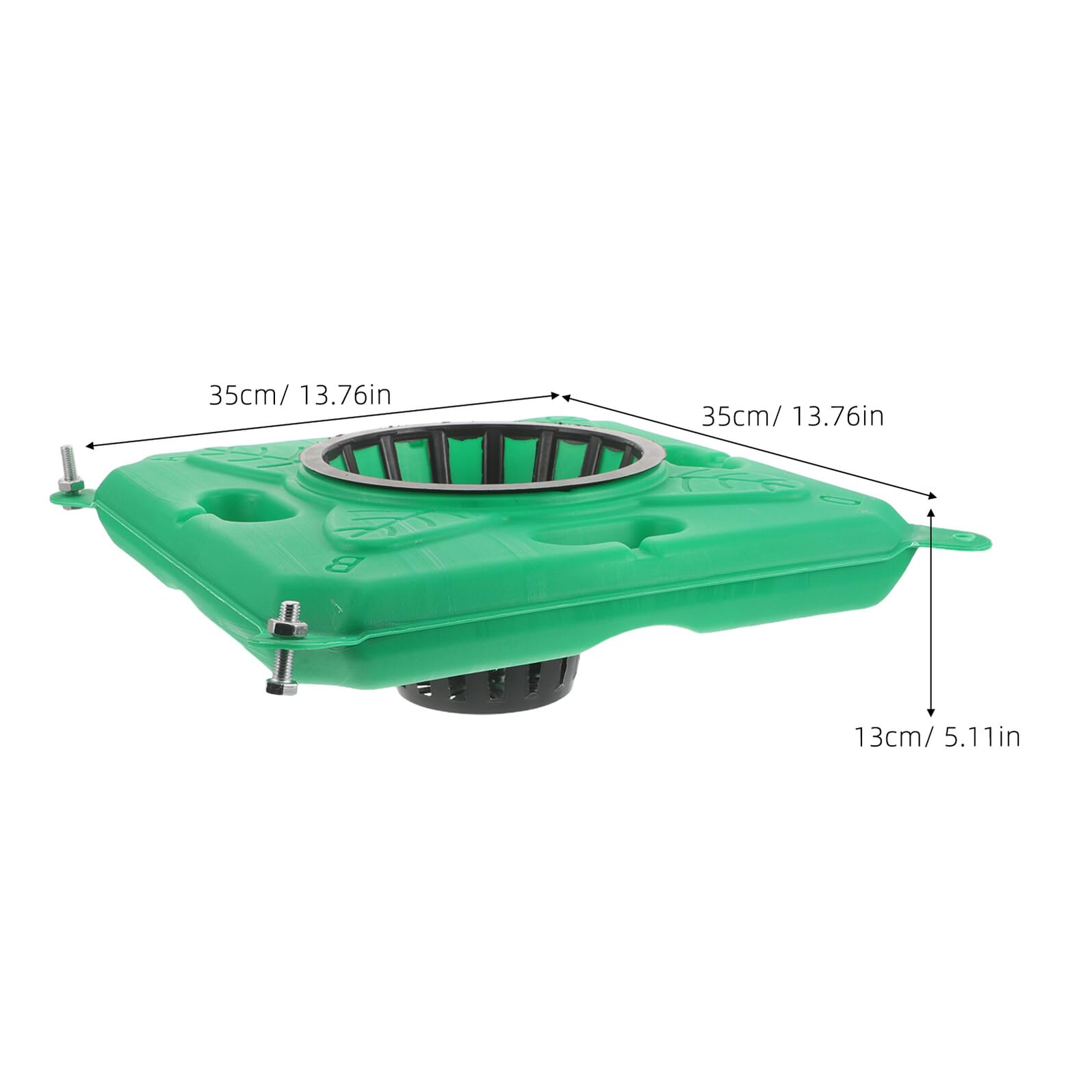 BETOOKY 2 Set Fioriere Galleggianti per Laghetto Grandi Isola Galleggiante per Piante Acquatiche Vaso Ecologico Quadrato per Laghi e Acquari Resistente e Facile da Montare