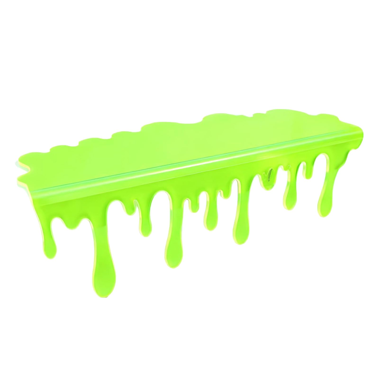 Elnwnnkc Wall Shelf Fluorescent Drip Floating Shelves Rustics Wall Mounted Storage Shelve for Living Room Bathroom Home Decors Shelf