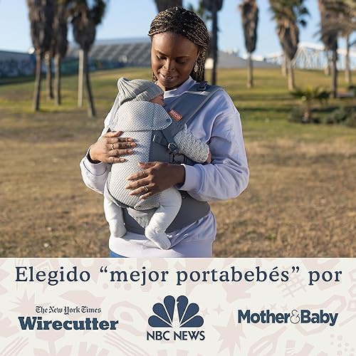 Beco Gemini Mochila Portabebés Ergonómica de 3,2 a 15,8 kg (7–35 lbs) - Posición en M, Asiento Ajustable - Mochila de Porteo para Recién Nacidos y Niños PequeñosMalla 3D transpirable (Cool Dark Grey) - imagen 7