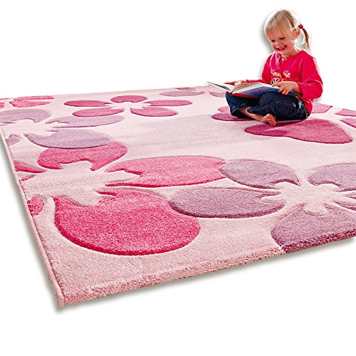 Luxor Living 798971 Alfombra Flair Carving 6127 80 x 150 cm, Light Rosa