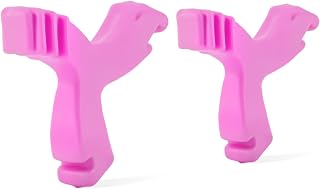 JMU Retainer Trays Seaters, 2 Pcs Y-Shaped Orthodontic Chompers, Food Grade Silicone Orthodontic Munchies, Purple