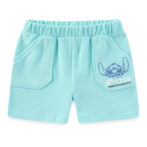 Image of Disney Lilo & Stitch Mickey Mouse Boys Waffle Knit Short Sleeve Shirt and Short Set for Infant Toddler and Big Kids