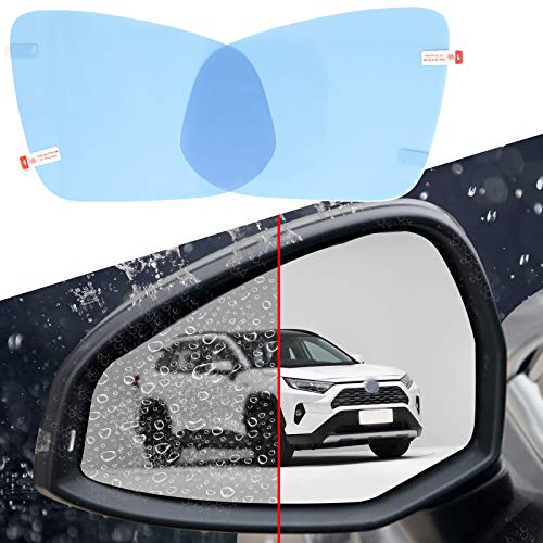 AUTOXBERT Full Coverage Anti Fog Rainproof Rearview Outer Mirror Films Cover for Toyota Rav4 2019 2020 2021 50, Rain Guard Shield,Anti Glare Dazzle AUTOXBERT Full Coverage Anti Fog Rainproof Rearview Outer Mirror Films Cover for Toyota Rav4 2019 2020 2021 50, Rain Guard Shield,Anti Glare Dazzle