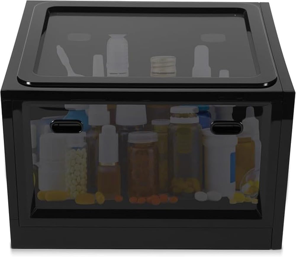 Caja pequeña con Cerradura para medicamentos y de Seguridad