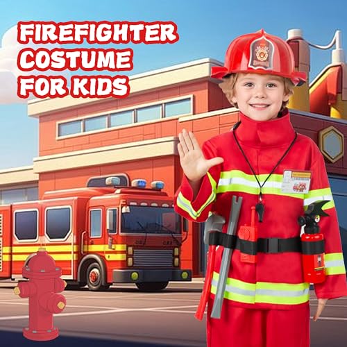 Disfraz de Bombero para Niños Talla 5 miniatura 5