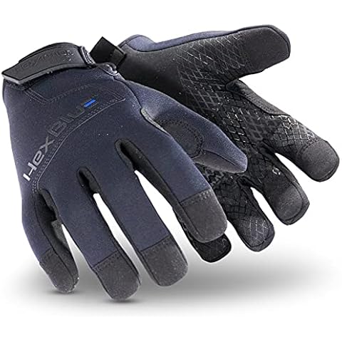 HexArmor Cut-Resistant Needlestick-Resistant Search And Duty Police Gloves | HexBlue™ 2135 | XX-Large Cover