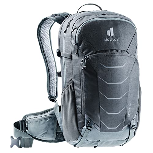 deuter Attack 20 Fahrradrucksack mit Protektor, Graphite-shale