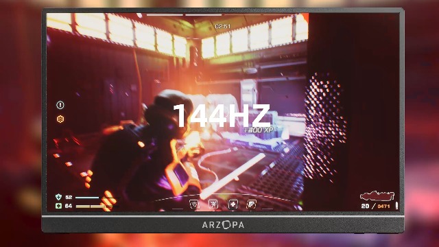 ARZOPA 144Hz Portable Gaming Monitor with HDR and Eye Care