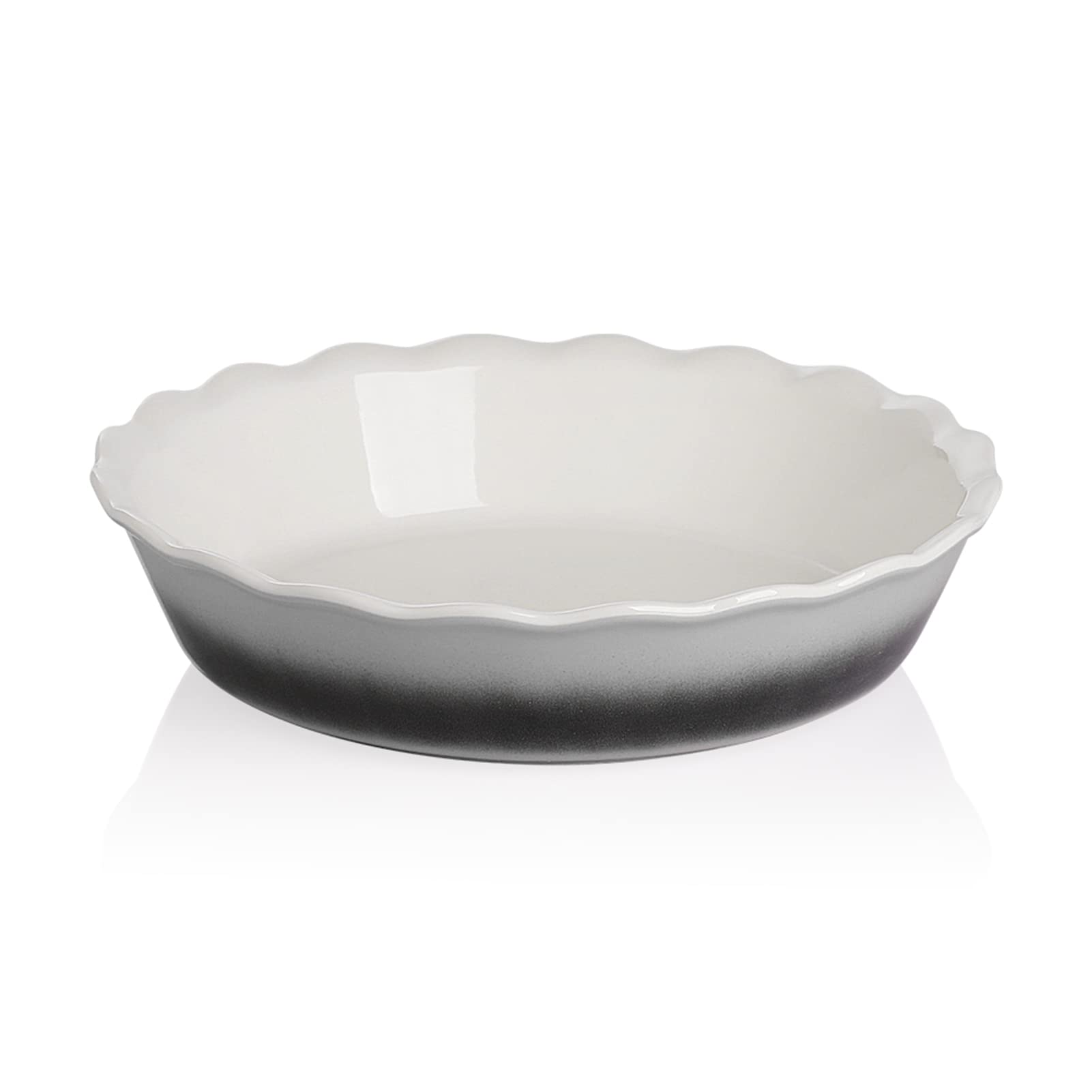 Sweejar Ceramic Pie Pan, 10 Inch Round Baking Dish