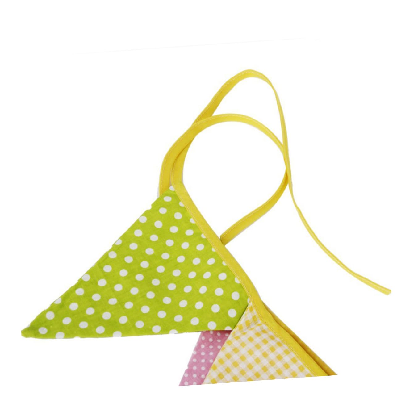 Gadpiparty 3 Set Di Bandierine Triangolari Punteggiate in Cotone Y Decorazioni Per Feste Di Compleanno Striscioni 12 Pezzi * 3
