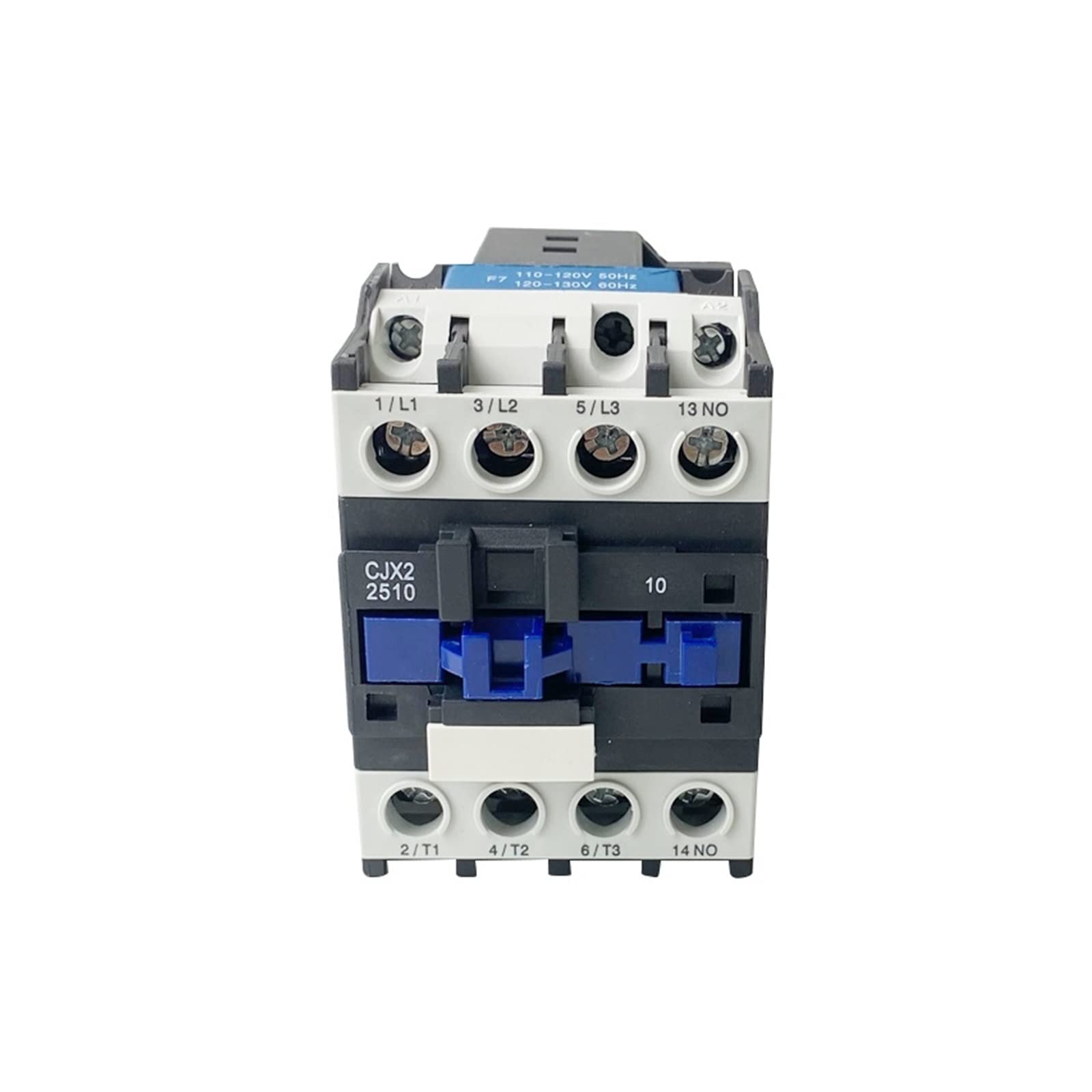 Contacteur AC CJX2-2510 110V 1NO rail DIN pour électricité industrielle
