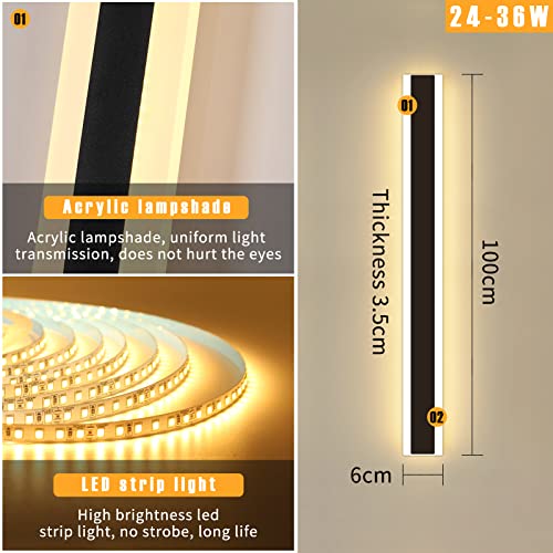 Mikeru 100CM Modern Outdoor Wall Light - Image 2