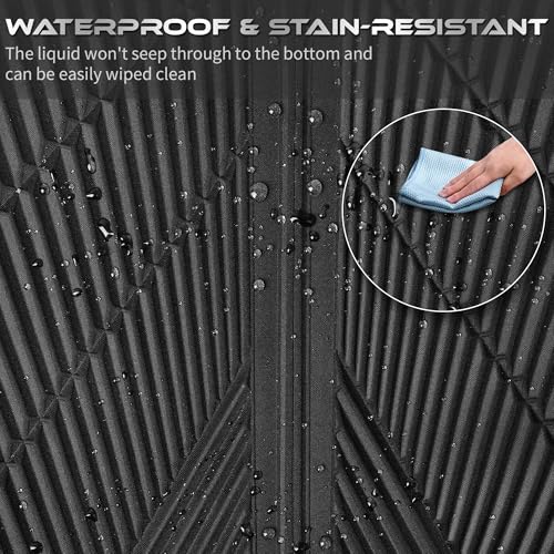 Image of CAR PASS Waterproof Car seat Covers Front Seats Covers Neoprene Wetsuit, All-Weather Non-Slip Durable, Universal Fit for SUV Sedans Trucks Vans Automotive, Armrest Airbag Compatible, Emboss 2 Red