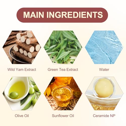 Image of 2Pcs Wild Yam Cream, Wild Yam Cream Organic for Women, Wild Yam Moisturizing Cream, Women's Organic Wild Yam Root Cream for All Skin Types