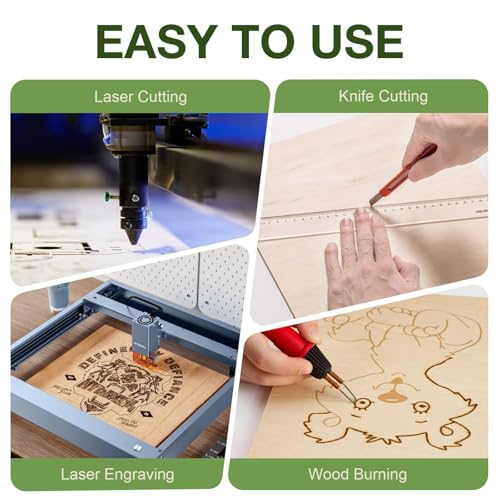 ROBOTIME 30-Pack Basswood Sheets 1/8" x 12" x 16" - Laser Engraving Blanks, 3mm Wood for Laser Cutting and Engraving - Image 4