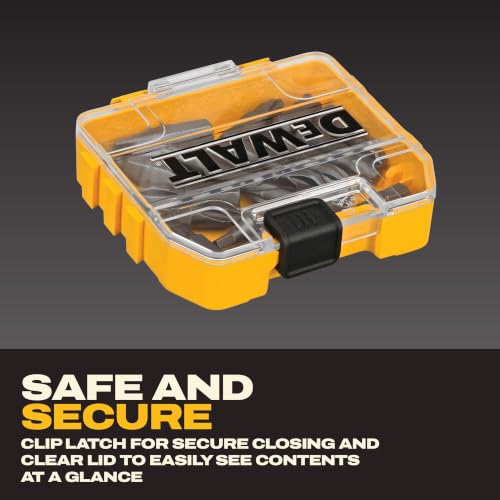 Image of DEWALT 18 pc. Compact Magnetic Drive Guide Set, Yellow (DWAF2058CS)