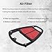 XuLong Air Filter 11013-0015 for Kawasaki VN900 Vulcan 900 Classic 2006-2023 / VN900 Vulcan 900 Classic LT 2006-2023 / VN900 Vulcan 900 Custom 2006-2023 / VN900 Classic SE Special Edition 2011-2014