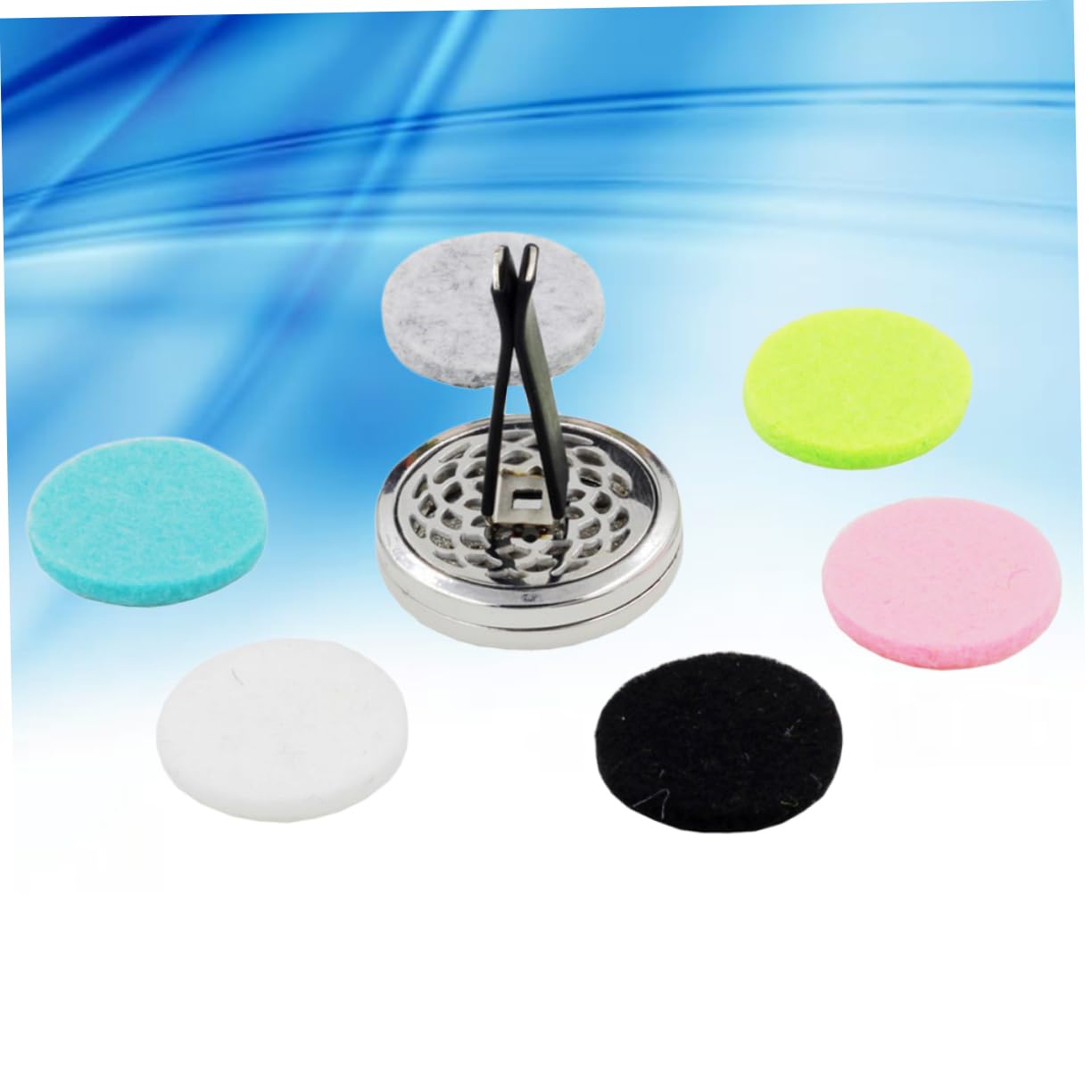 3stücke Car Fragrance Diffuser Vent Clip Multifunktionaler Aromatherapie Diffusor Für Auto Büro Und Zuhause Mit Nachfüllpads Zufällige Farbe Liebe Duftklammer Langlebigem