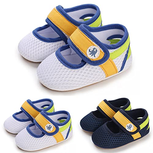 Summer Children Infants Boys and Girls Flat Floor Sports Mesh Breathable and Comfortable Hook Loop Spearmint Baby Shoes3