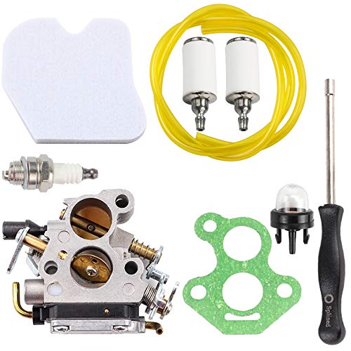 Dalom Carburetor + Carb Adjustment Tool Air Filter Tune Up Kit for 235 235E 236 236E 240 240E Chainsaw Jonsered CS2234 CS2238 CS2234S CS2238S Red max GZ380