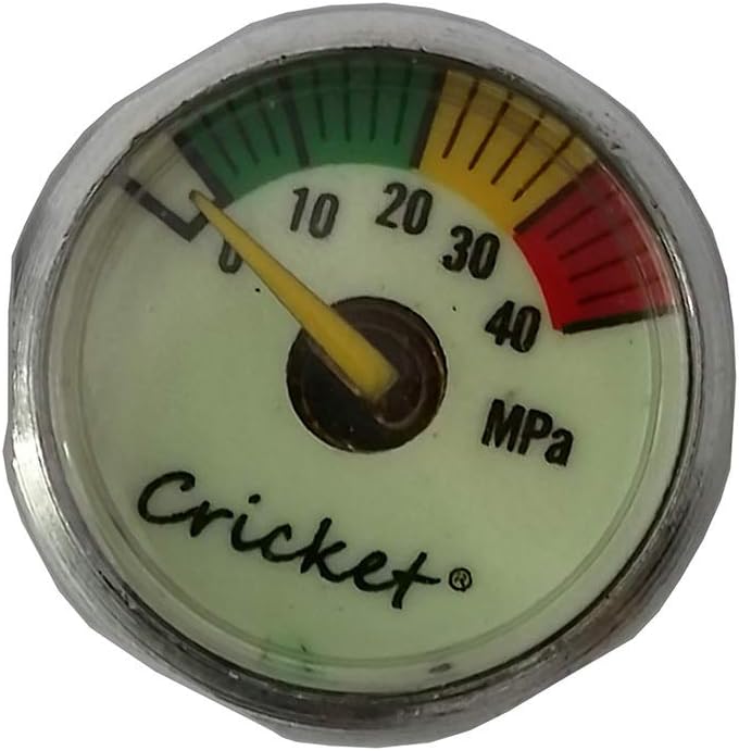 2pcs PCP Paintball Airforce High Pressure Pump Pressure Gauges 1 Inch Mini Air Gauge Scuba Manometre 40MAP Thread M8 x 1