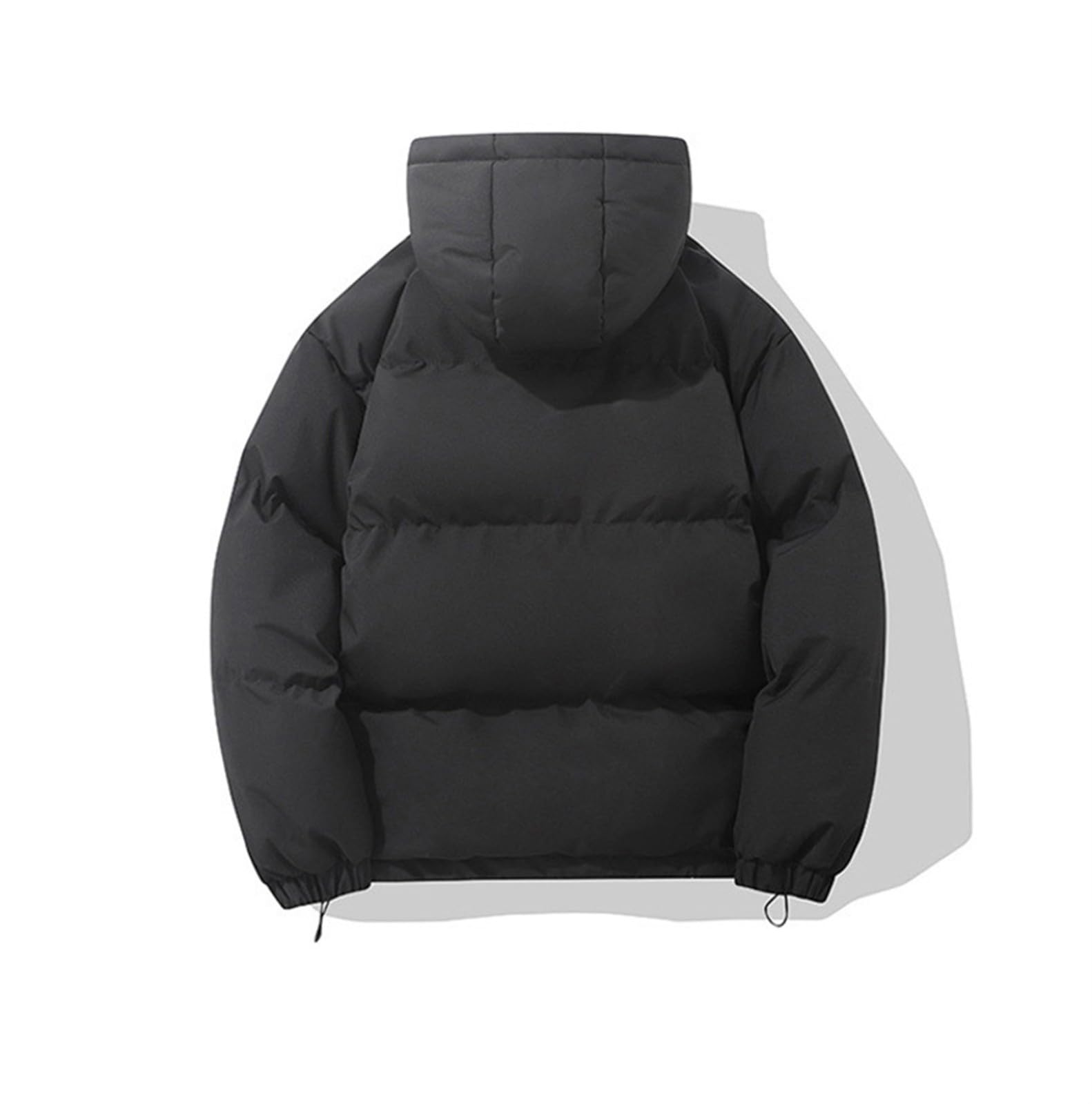 Winterjacke Damen mit Kapuze Warm Steppjacke Winter Outdoor Kapuzejacke Baumwolle Puffer Jacke Loose Daunenjacke Frauen Wattierte Jacke Übergangsjacke