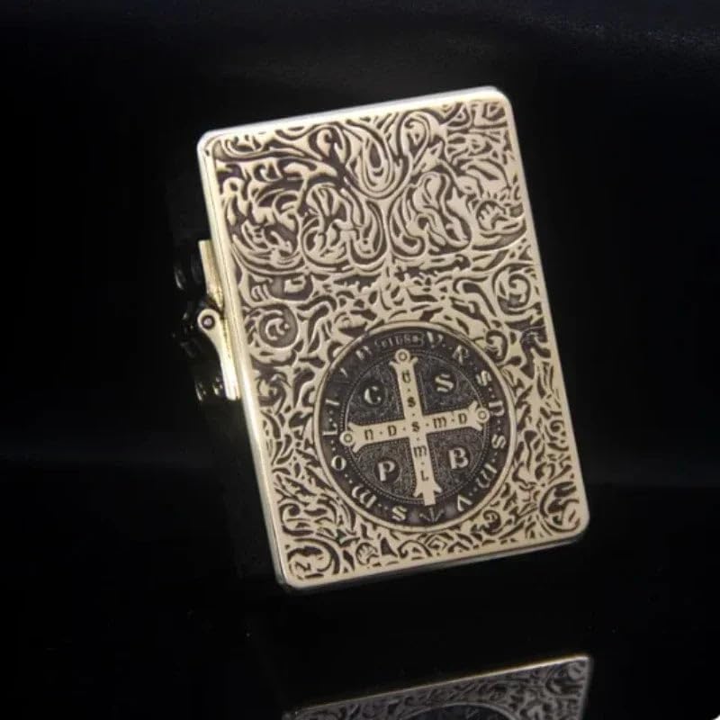 Zorro High-End Waterproof Kerosene Lighter Authentic Retro Heavy Duty Metal Gasoline Lighters Sealed Armor Design Men's Gift 915