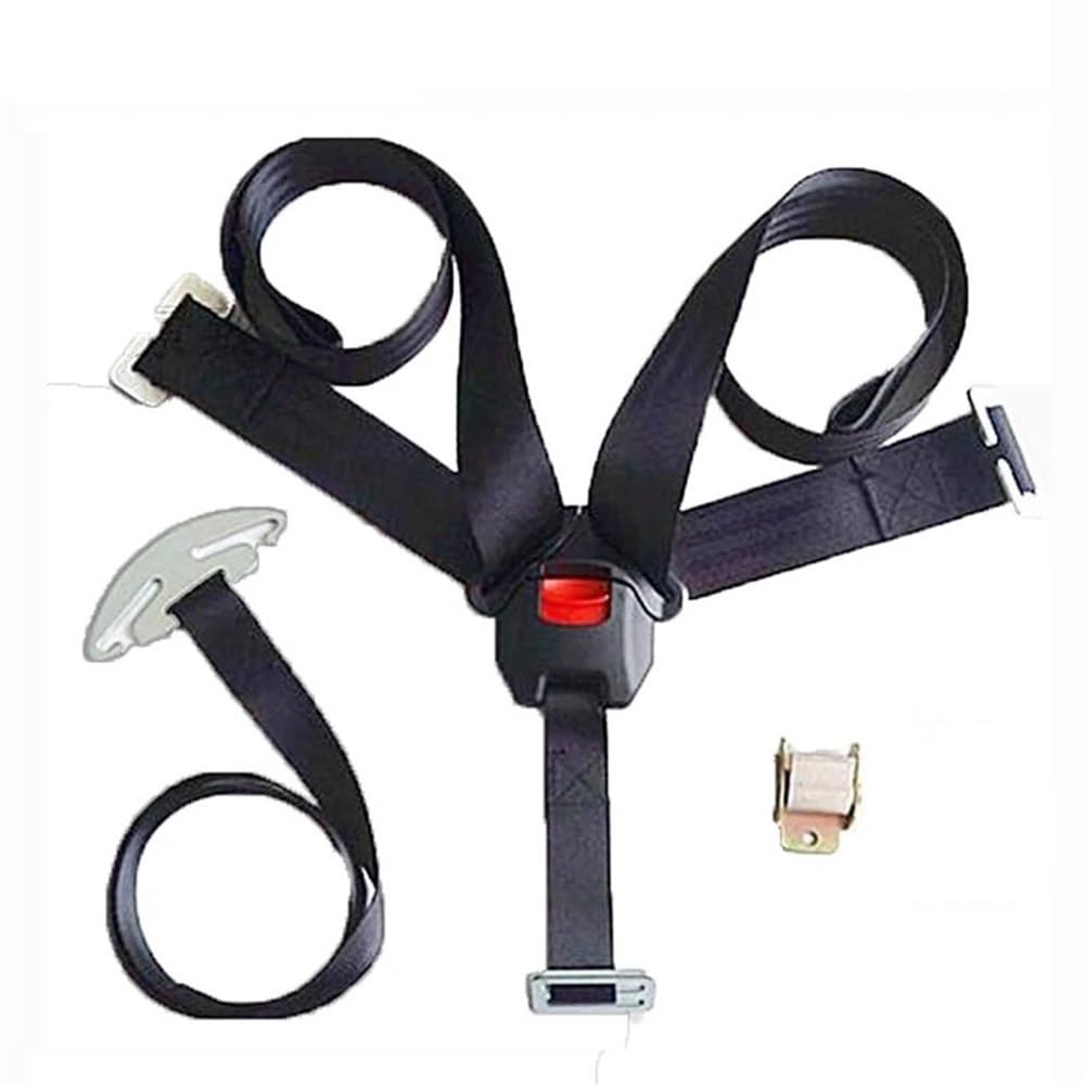 Imbracatura a 5 punti Cintura di sicurezza for seggiolino auto for bambini Cinture di sicurezza for bambini adatte for seggiolini auto for bambini Cinture di sicurezza for bambini Chiusura a clip(Full