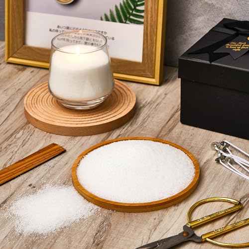 Dansib Pearled Candle Sand with Wicks Including 2.2 lb Scented Pearled Candle Wax Refillable Beaded Wax Sand and 100 Pre-Waxed Wicks with Black Gift Box for Christmas DIY Making Gifts(Original)